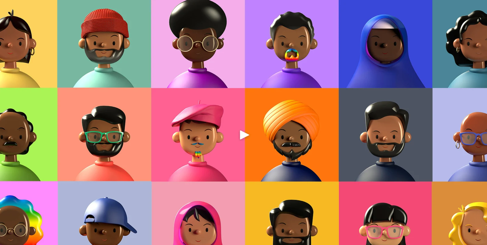 Toy Faces by Amrit Pal Singh