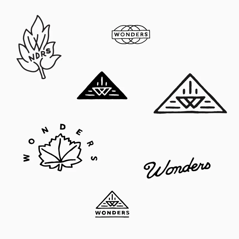 Mystic-symbol-inspired iconography created for Wonders.