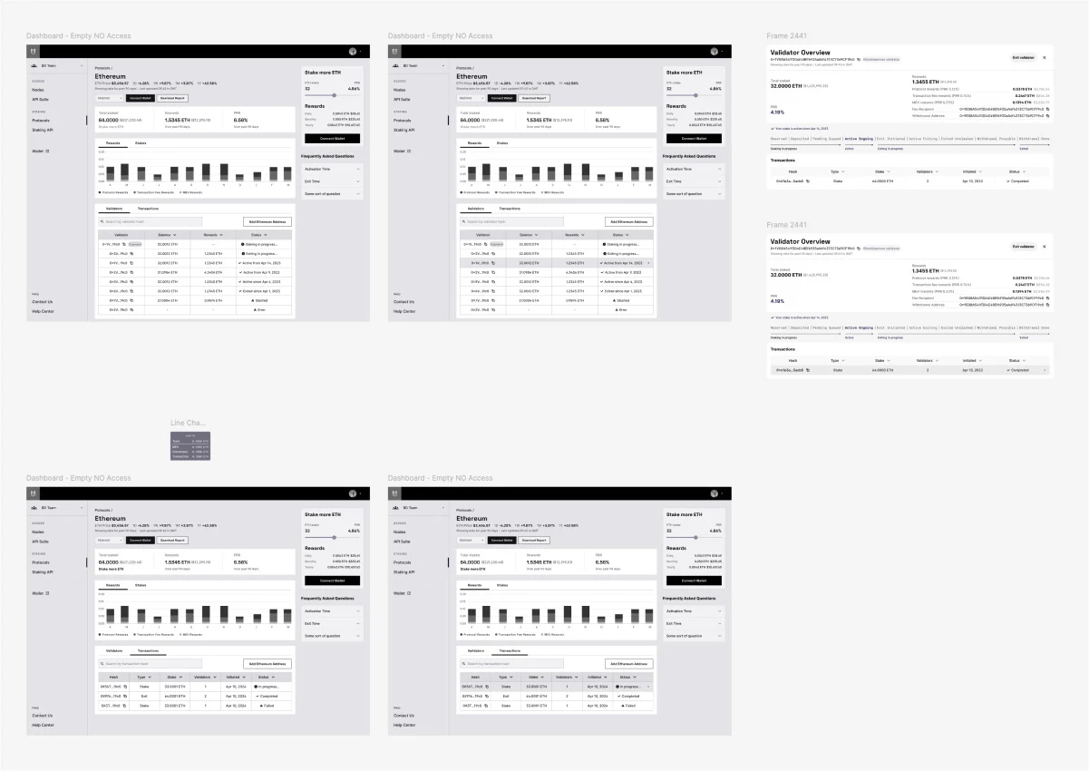 Preparing greyscale prototypes for early testing.